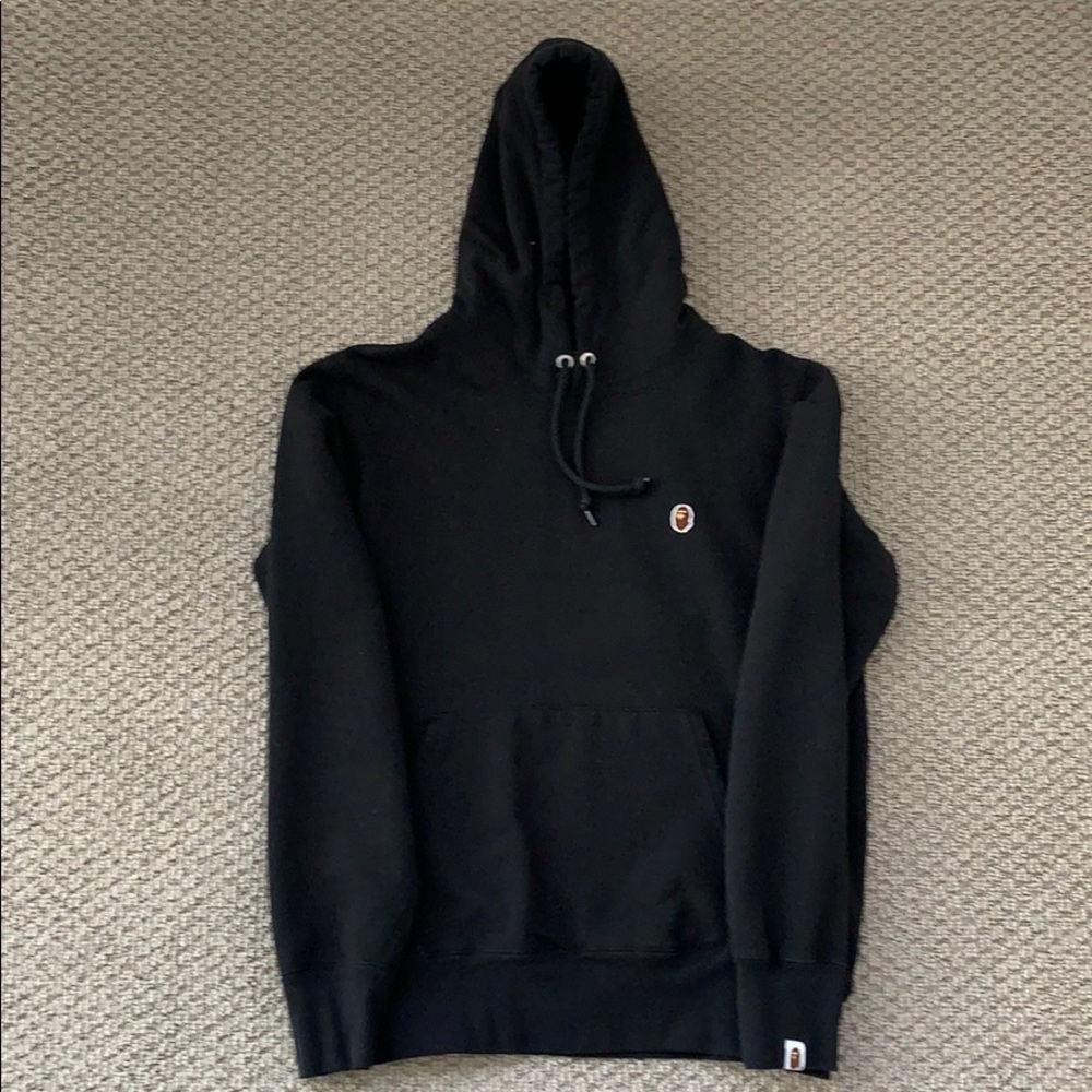 BAPE One Point Pullover Hoodie Black